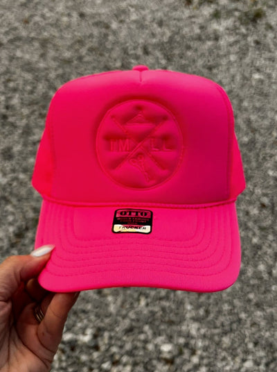 TMLL Neon Trucker Hat-190 - ACCESSORIES - HATS/HEADWEAR-LEATHER & LACE-Hot Pink-[option4]-[option5]-[option6]-Leather & Lace Boutique Shop