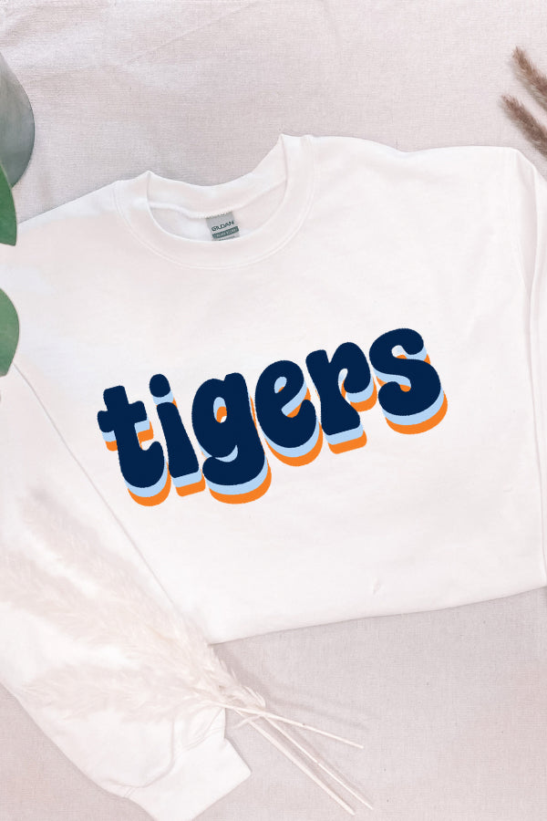 Tigers Graphic Sweatshirt-135 - DEMAND GRAPHIC-LEATHER & LACE-[option4]-[option5]-[option6]-Leather & Lace Boutique Shop