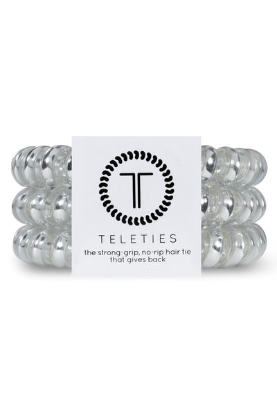 Teleties Large-190 - ACCESSORIES - HATS/HEADWEAR-Teleties-Electric Silver-[option4]-[option5]-[option6]-Leather & Lace Boutique Shop