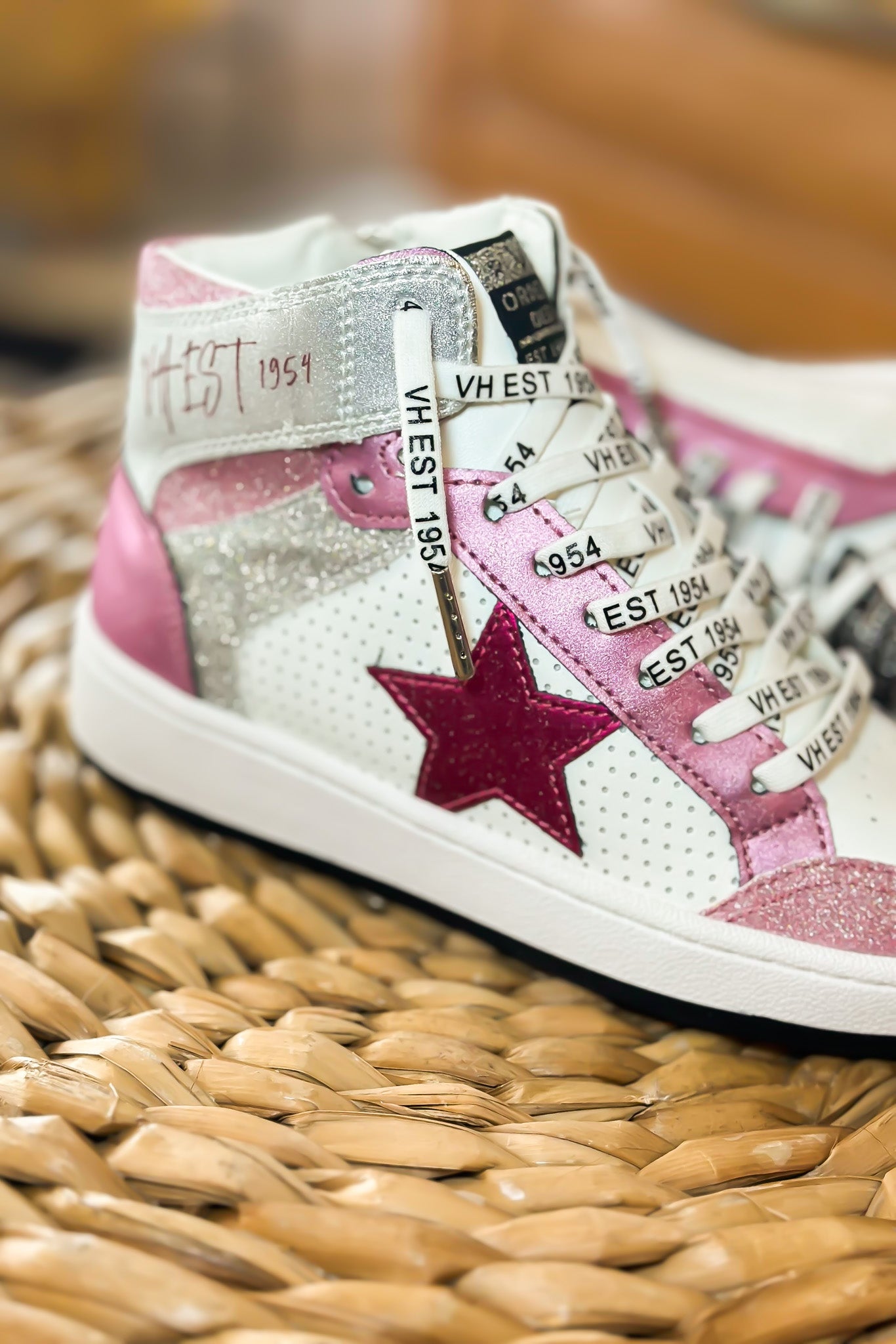 Pink Sparkly Sneakers | Color: Pink | Size: 7.5 | Zjamocha's Closet