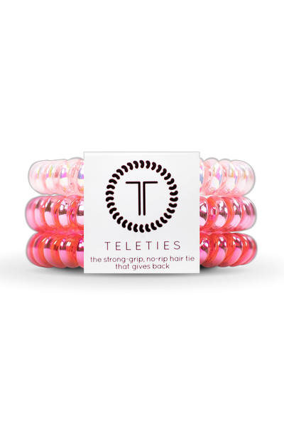 Teleties Small-190 - ACCESSORIES - HATS/HEADWEAR-Teleties-Think Pink-[option4]-[option5]-[option6]-Leather & Lace Boutique Shop