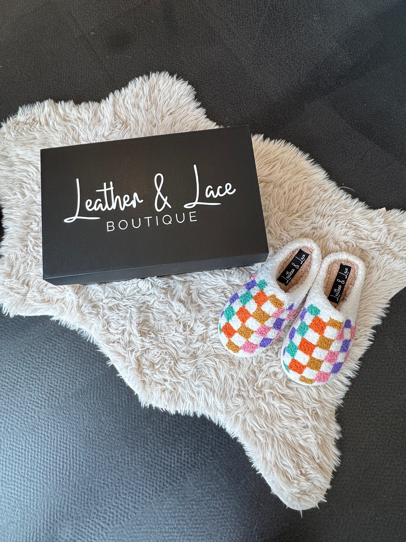 LLB Exclusive: Cozy Checker Slipper