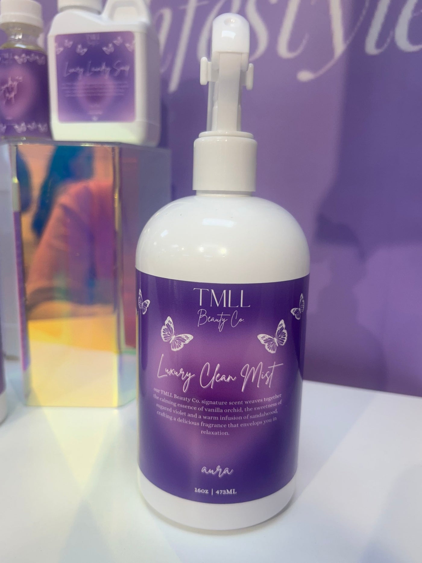 Luxury Clean Mist All Purpose Cleaner - Aura-250 - TMLL Beauty Co - Fragrance-TMLL Beauty Co-[option4]-[option5]-[option6]-Leather & Lace Boutique Shop