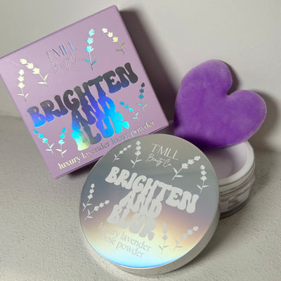 Brighten & Blur Lavender Setting Powder - PREORDER 5/31-250 - TMLL Beauty Co - Makeup-TMLL Beauty Co-[option4]-[option5]-[option6]-Leather & Lace Boutique Shop