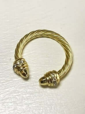 Metal Cable Rings-190 - ACCESSORIES - JEWELRY-LEATHER AND LACE-Gold-[option4]-[option5]-[option6]-Leather & Lace Boutique Shop