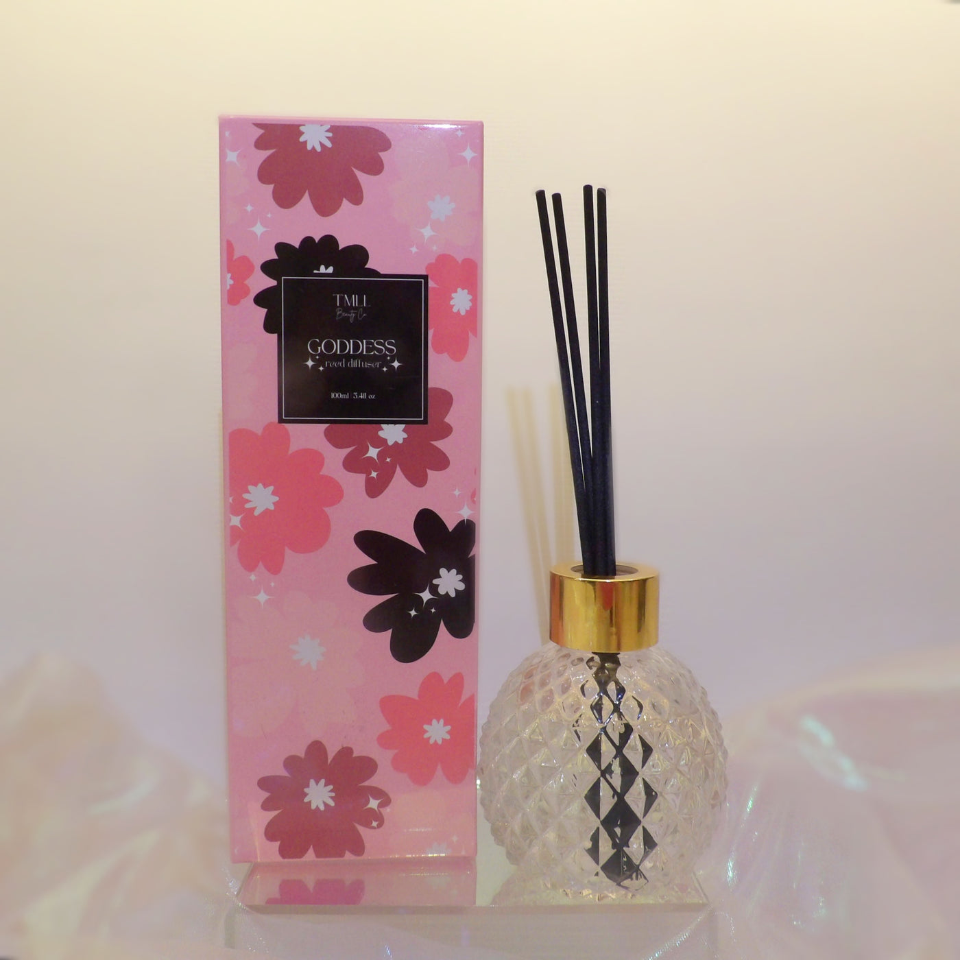 Goddess Luxe Reed Diffuser-250 - TMLL Beauty Co-TMLL Beauty Co-[option4]-[option5]-[option6]-Leather & Lace Boutique Shop