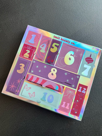 TMLL Advent Calendar - 12 Full Size Products - PREORDER 10/22-250 - TMLL Beauty Co - Makeup-TMLL Beauty Co-[option4]-[option5]-[option6]-Leather & Lace Boutique Shop