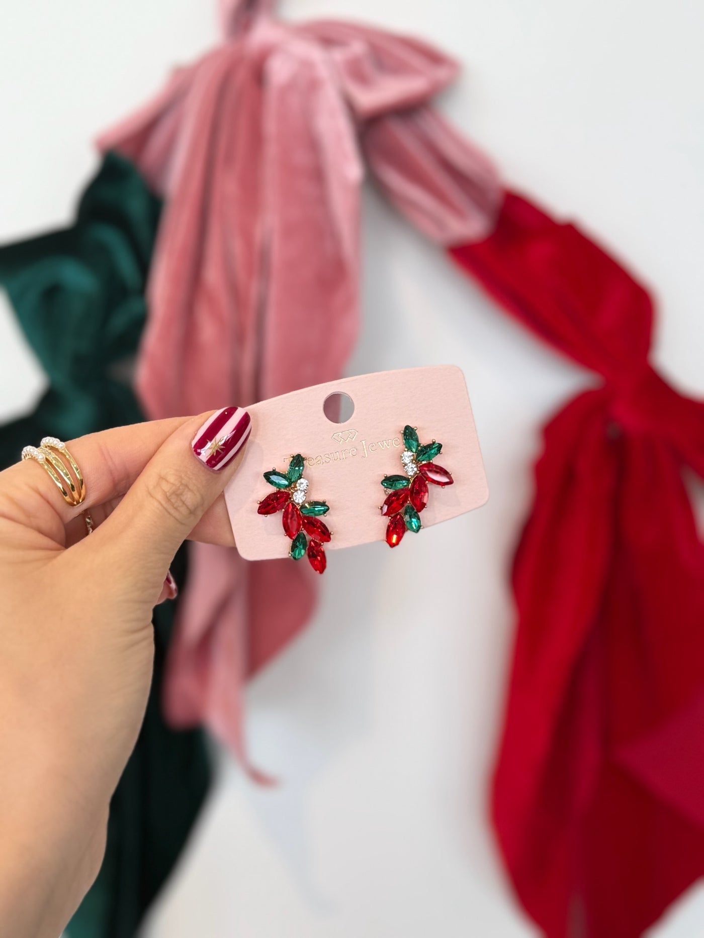 Deck The Halls Drops-190 - ACCESSORIES - JEWELRY-TREASURE JEWELS-[option4]-[option5]-[option6]-Leather & Lace Boutique Shop