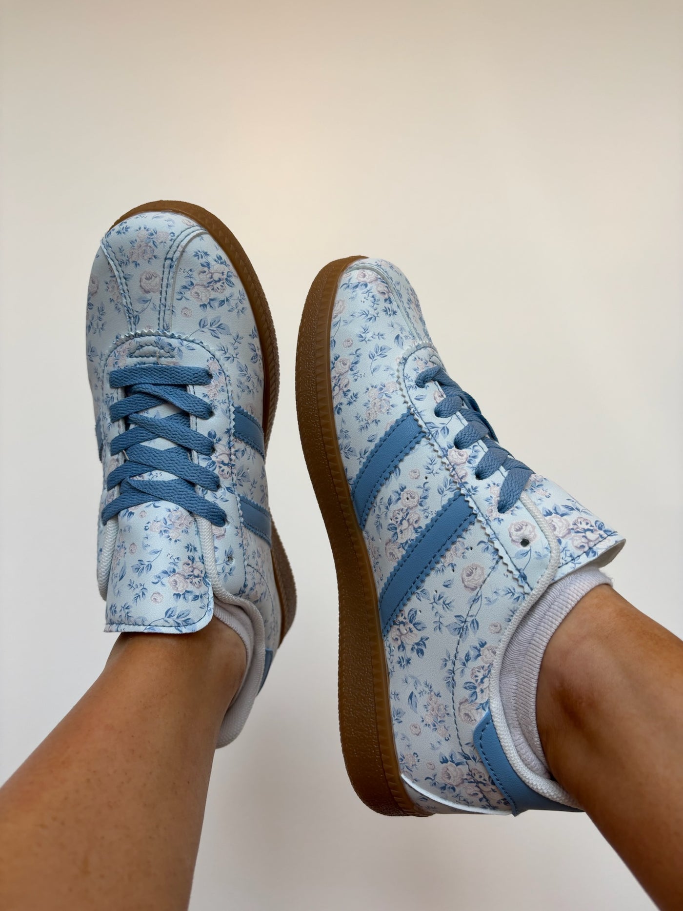 Emily Floral Sneakers-180 - SHOES-LEMONADE-[option4]-[option5]-[option6]-Leather & Lace Boutique Shop
