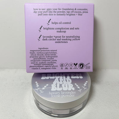 Brighten & Blur Lavender Setting Powder - PREORDER 5/31-250 - TMLL Beauty Co - Makeup-TMLL Beauty Co-[option4]-[option5]-[option6]-Leather & Lace Boutique Shop