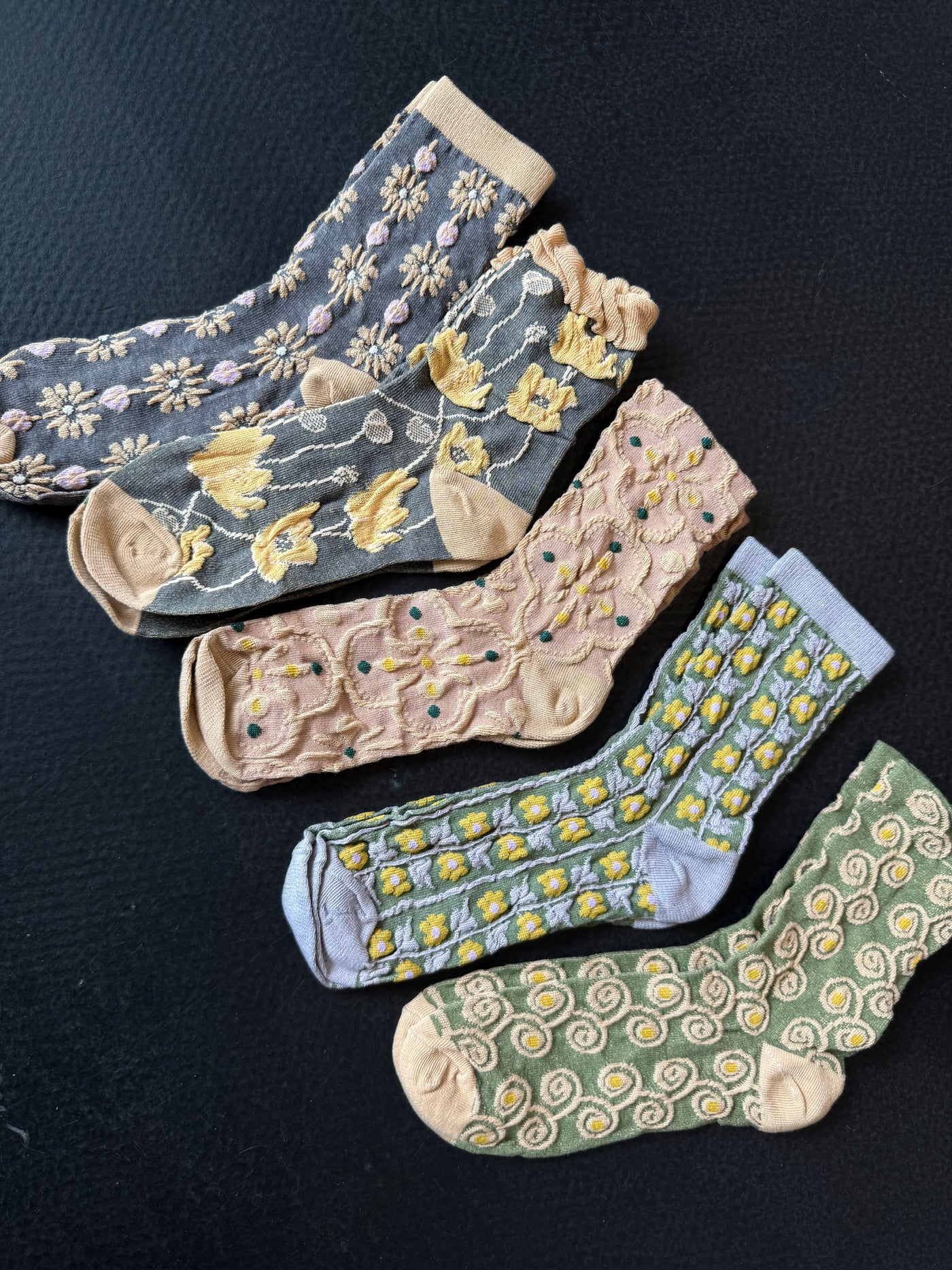 Assorted Sock Bundle- Green-Leather & Lace - Tuscaloosa/Birmingham-[option4]-[option5]-[option6]-Leather & Lace Boutique Shop