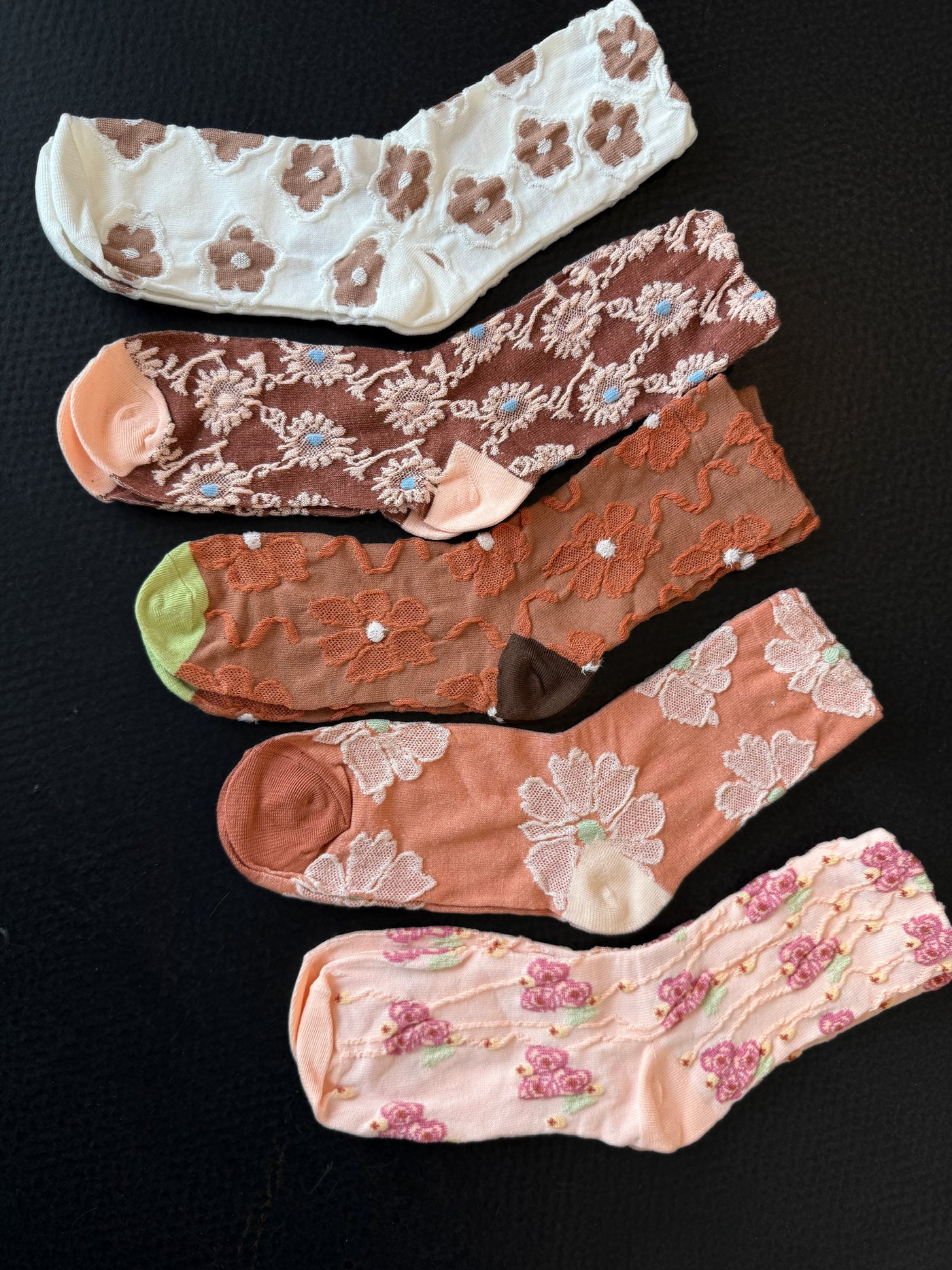 Assorted Sock Bundle- Rust-Leather & Lace - Tuscaloosa/Birmingham-[option4]-[option5]-[option6]-Leather & Lace Boutique Shop