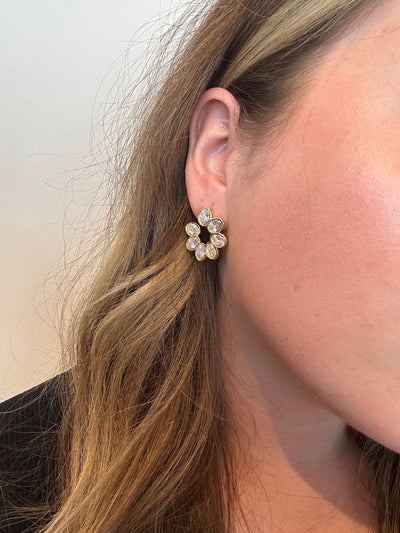 Serena Open Hoop Earrings-190 - ACCESSORIES - JEWELRY-CHANSUTT PEARLS-[option4]-[option5]-[option6]-Leather & Lace Boutique Shop