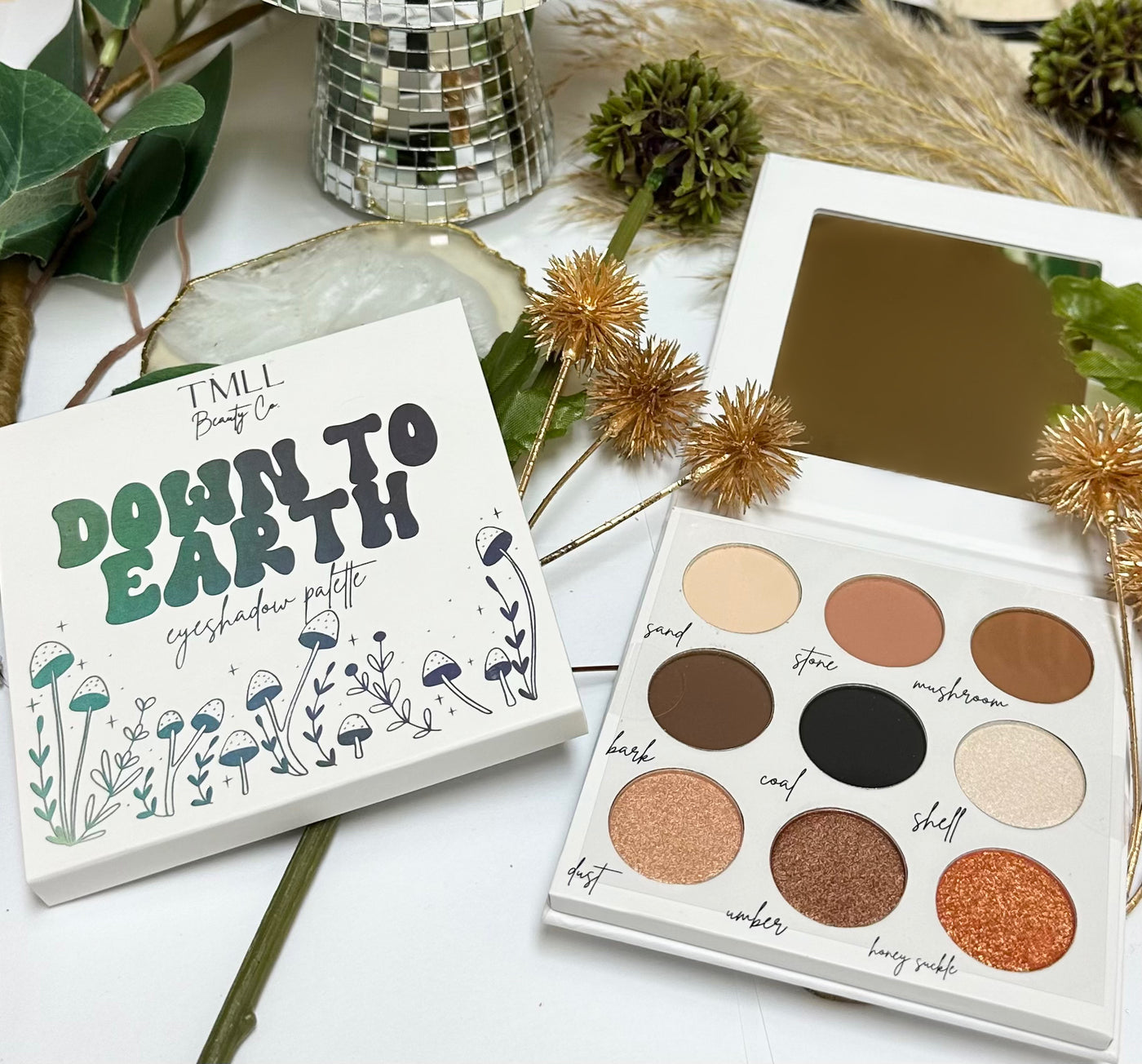 Down To Earth Eyeshadow Palette-250 - TMLL Beauty Co Taylor-TMLL Beauty Co-[option4]-[option5]-[option6]-Leather & Lace Boutique Shop