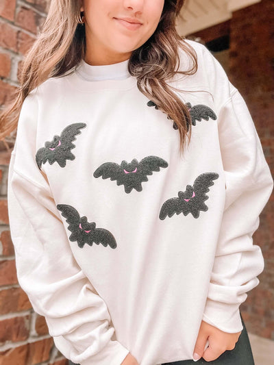 It's Frickin Bats Graphic Sweatshirt-135 - DEMAND GRAPHIC-LEATHER & LACE-[option4]-[option5]-[option6]-Leather & Lace Boutique Shop