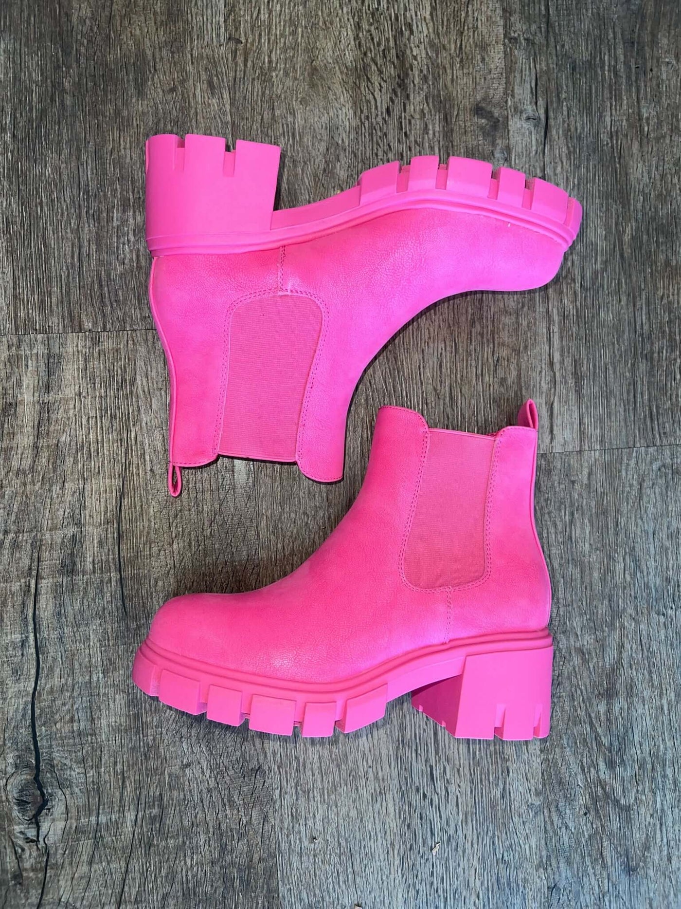 Dream House Pink Booties-180 - SHOES-MIA-[option4]-[option5]-[option6]-Leather & Lace Boutique Shop