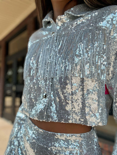 BuddyLove Country Girl Silver Set-170 - DRESSES / ROMPERS / SETS-BUDDYLOVE-[option4]-[option5]-[option6]-Leather & Lace Boutique Shop