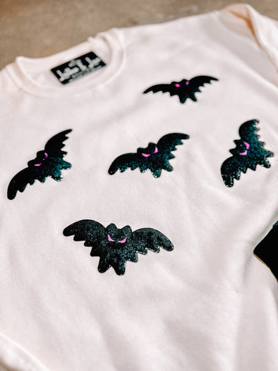 It's Frickin Bats Graphic Sweatshirt-135 - DEMAND GRAPHIC-LEATHER & LACE-[option4]-[option5]-[option6]-Leather & Lace Boutique Shop