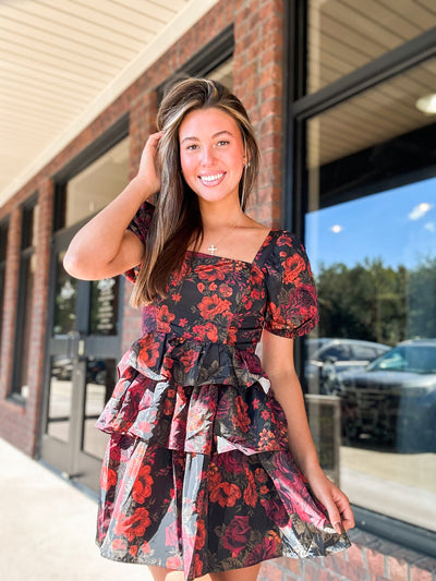 BuddyLove Jessa Nightshades Dress-170 - DRESSES / ROMPERS / SETS-BUDDYLOVE-[option4]-[option5]-[option6]-Leather & Lace Boutique Shop