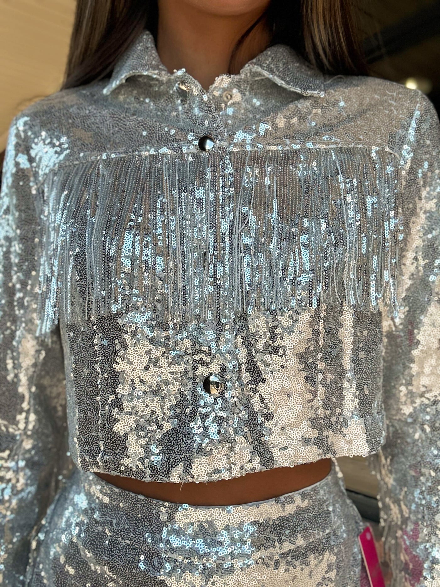 BuddyLove Country Girl Silver Set-170 - DRESSES / ROMPERS / SETS-BUDDYLOVE-[option4]-[option5]-[option6]-Leather & Lace Boutique Shop