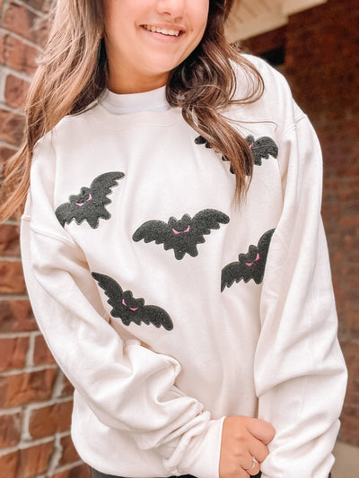It's Frickin Bats Graphic Sweatshirt-135 - DEMAND GRAPHIC-LEATHER & LACE-[option4]-[option5]-[option6]-Leather & Lace Boutique Shop