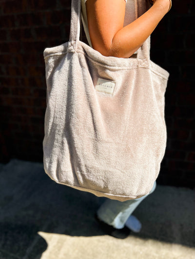 De La Mur Cofe Teddy Tote Bag-190 - ACCESSORIES - BAGS/BELTS-DE LA MUR-[option4]-[option5]-[option6]-Leather & Lace Boutique Shop