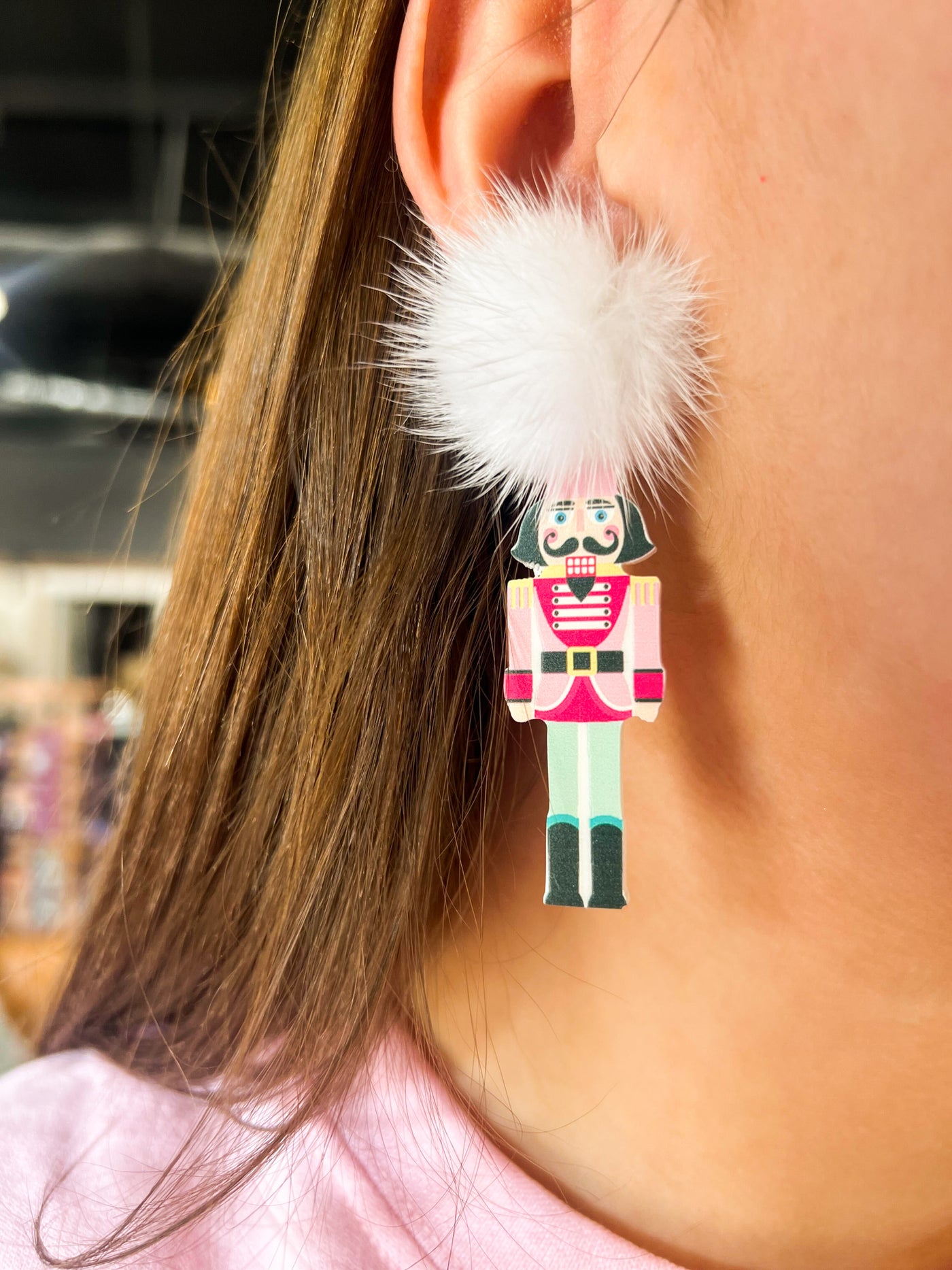 Son of a Nutcracker Earrings-190 - ACCESSORIES - JEWELRY-MARY KATHRYN DESIGN-[option4]-[option5]-[option6]-Leather & Lace Boutique Shop