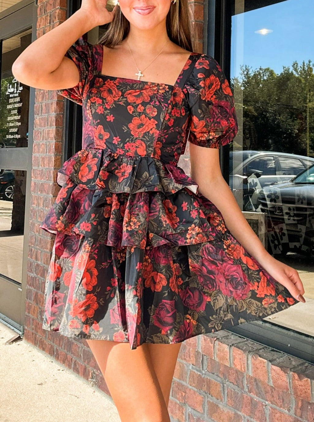 BuddyLove Jessa Nightshades Dress-170 - DRESSES / ROMPERS / SETS-BUDDYLOVE-[option4]-[option5]-[option6]-Leather & Lace Boutique Shop