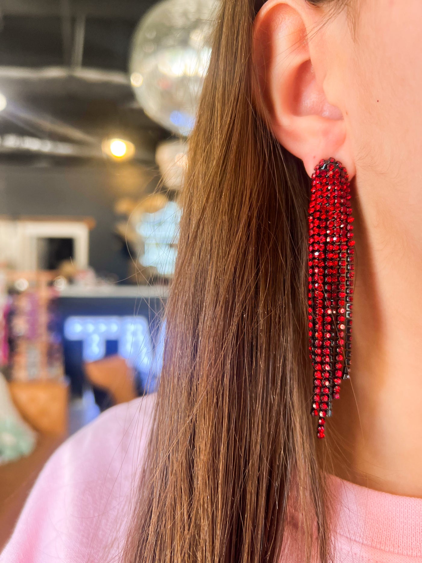 Merlot Gunmetal Threaders-190 - ACCESSORIES - JEWELRY-MARY KATHRYN DESIGN-[option4]-[option5]-[option6]-Leather & Lace Boutique Shop