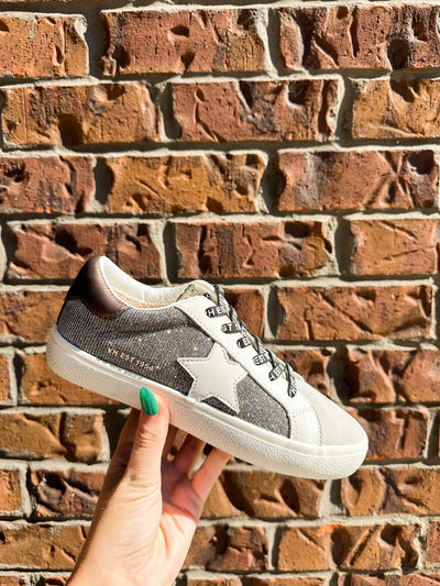 Vintage Havana Flaire Sneakers- Blsck/Gold Metallic-180 - SHOES-VINTAGE HAVANA-[option4]-[option5]-[option6]-Leather & Lace Boutique Shop