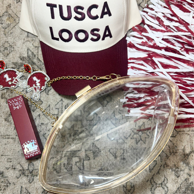 Touchdown Football Stadium Bag-190 - ACCESSORIES - BAGS/BELTS-UNNICA-[option4]-[option5]-[option6]-Leather & Lace Boutique Shop