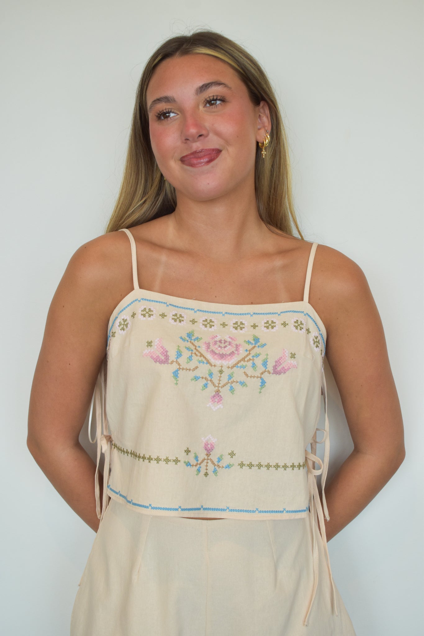 Tea Rose Vintage Set-300 - ADS - DRESSES / ROMPERS / SETS-MABLE-[option4]-[option5]-[option6]-Leather & Lace Boutique Shop