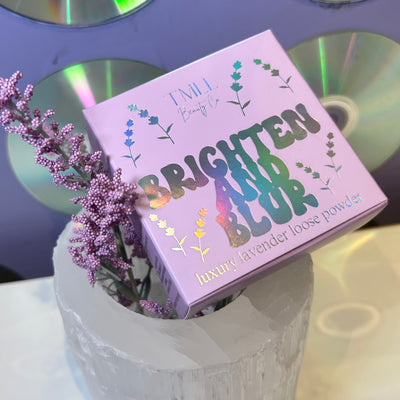 Brighten & Blur Lavender Setting Powder - PREORDER 5/31-250 - TMLL Beauty Co - Makeup-TMLL Beauty Co-[option4]-[option5]-[option6]-Leather & Lace Boutique Shop