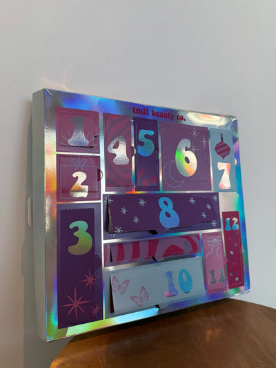 TMLL Advent Calendar - 12 Full Size Products - PREORDER 10/22-250 - TMLL Beauty Co - Makeup-TMLL Beauty Co-[option4]-[option5]-[option6]-Leather & Lace Boutique Shop