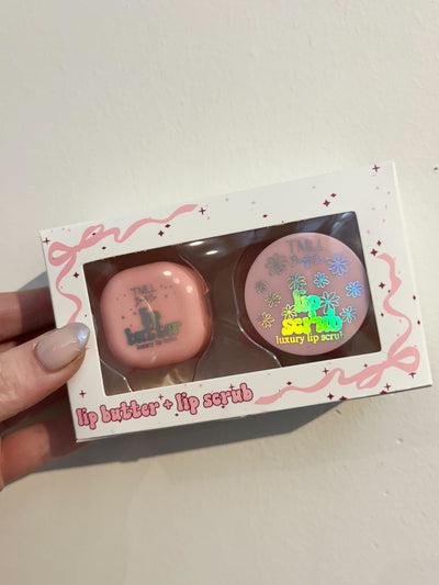 TMLL Strawberry Lip Butter & Scrub Kit-250 - TMLL Beauty Co - Skincare-TMLL Beauty Co-[option4]-[option5]-[option6]-Leather & Lace Boutique Shop