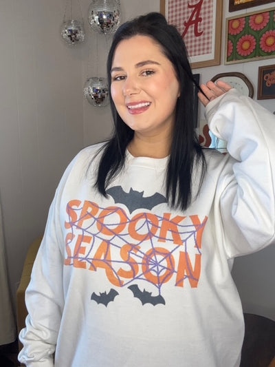 Spooky Season Sweatshirt-135 - DEMAND GRAPHIC-LEATHER & LACE-[option4]-[option5]-[option6]-Leather & Lace Boutique Shop