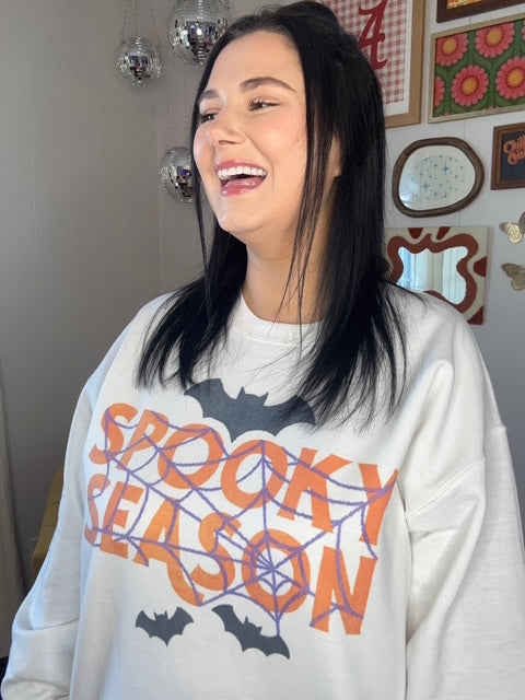 Spooky Season Sweatshirt-135 - DEMAND GRAPHIC-LEATHER & LACE-[option4]-[option5]-[option6]-Leather & Lace Boutique Shop