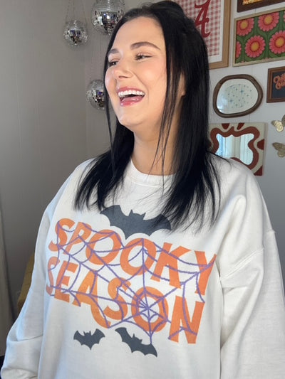 Spooky Season Sweatshirt-135 - DEMAND GRAPHIC-LEATHER & LACE-[option4]-[option5]-[option6]-Leather & Lace Boutique Shop