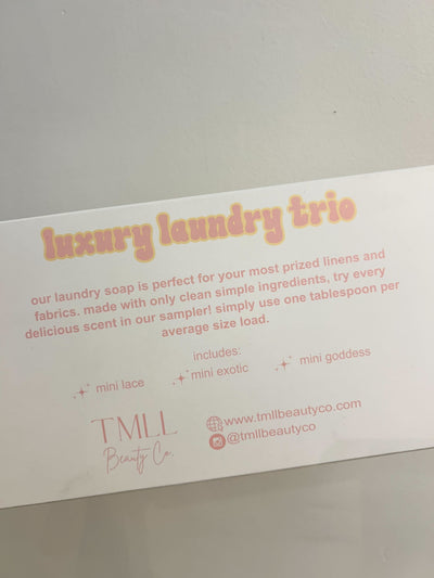TMLL Luxe Laundry Trio Sampler-250 - TMLL Beauty Co - Fragrance-TMLL Beauty Co-[option4]-[option5]-[option6]-Leather & Lace Boutique Shop
