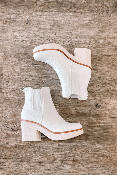 Little White Booties-180 - SHOES-OLEM-[option4]-[option5]-[option6]-Leather & Lace Boutique Shop
