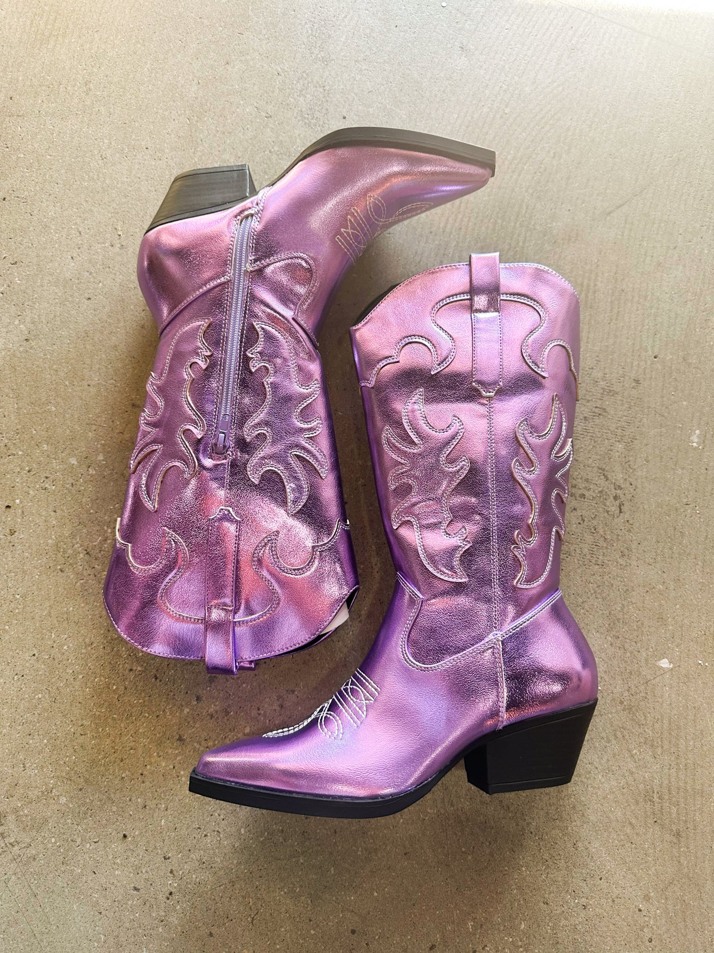 Space Cowgirl Boots - Lavender-180 - SHOES-RAG COMPANY US-[option4]-[option5]-[option6]-Leather & Lace Boutique Shop