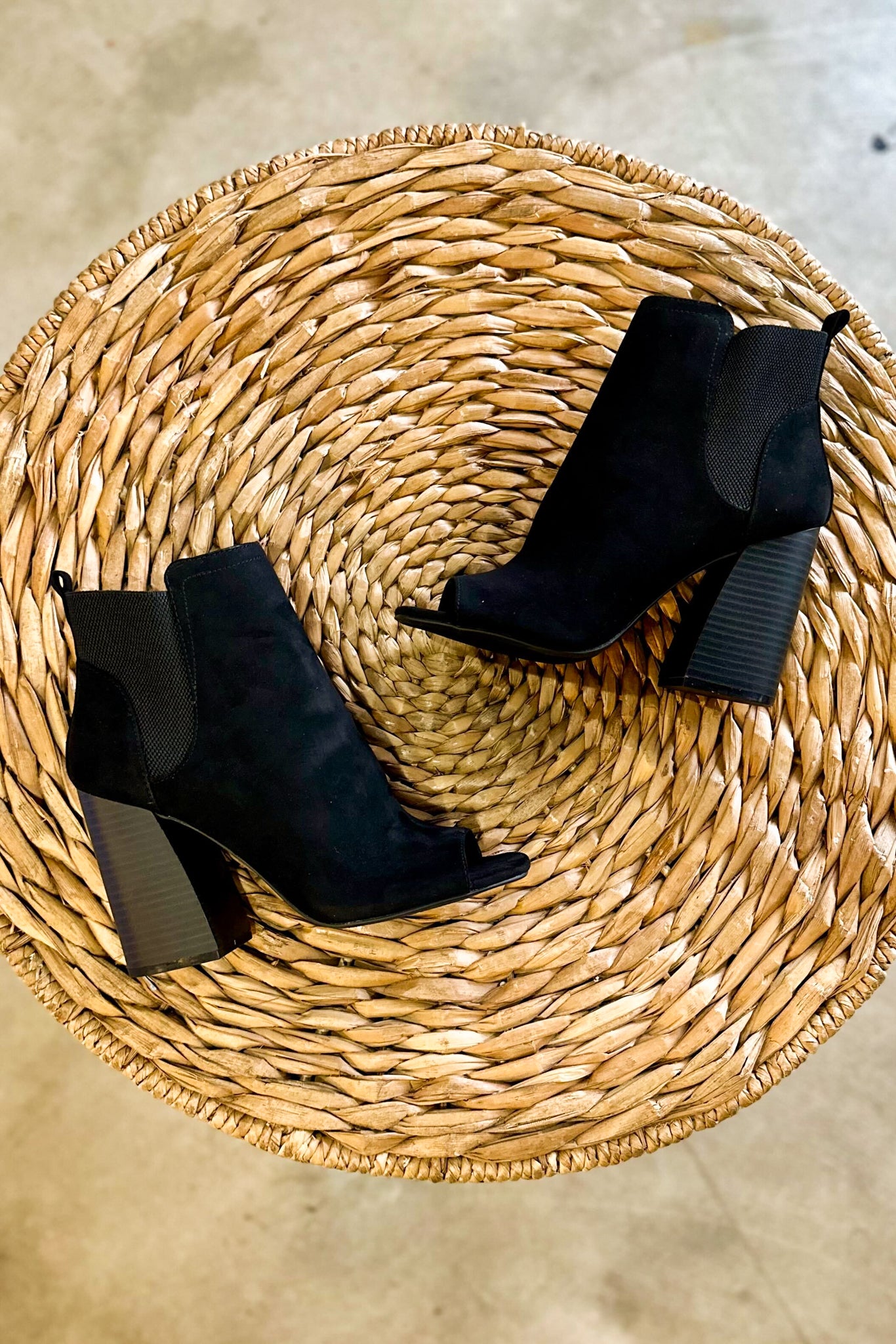Chandler Peep Toe Bootie-180 - SHOES-EAST LION-[option4]-[option5]-[option6]-Leather & Lace Boutique Shop