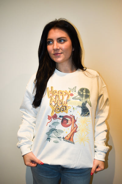 Dancing Disco Graphic Sweatshirt-135 - DEMAND GRAPHIC-LEATHER & LACE-[option4]-[option5]-[option6]-Leather & Lace Boutique Shop