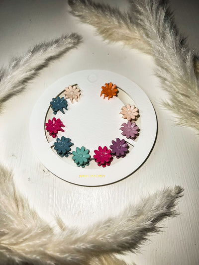 Mini Daisy Clips-190 - ACCESSORIES - HATS/HEADWEAR-LEATHER & LACE-[option4]-[option5]-[option6]-Leather & Lace Boutique Shop