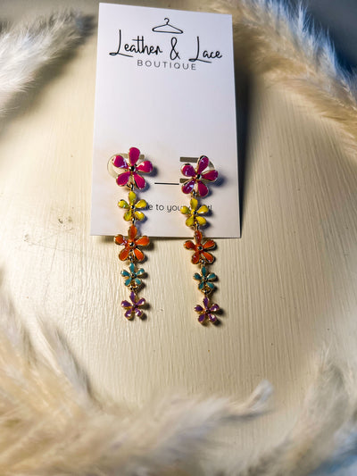 Pastel Petal Drops-190 - ACCESSORIES - JEWELRY-LEATHER & LACE-[option4]-[option5]-[option6]-Leather & Lace Boutique Shop