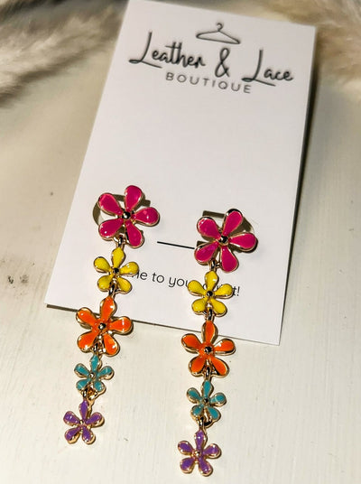 Pastel Petal Drops-190 - ACCESSORIES - JEWELRY-LEATHER & LACE-[option4]-[option5]-[option6]-Leather & Lace Boutique Shop