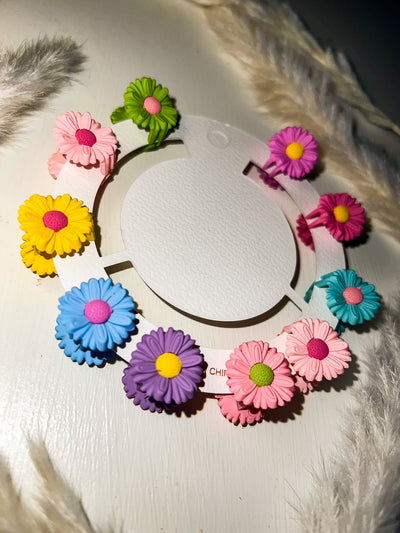 Picking Petals Mini Clips-190 - ACCESSORIES - HATS/HEADWEAR-LEATHER & LACE-[option4]-[option5]-[option6]-Leather & Lace Boutique Shop