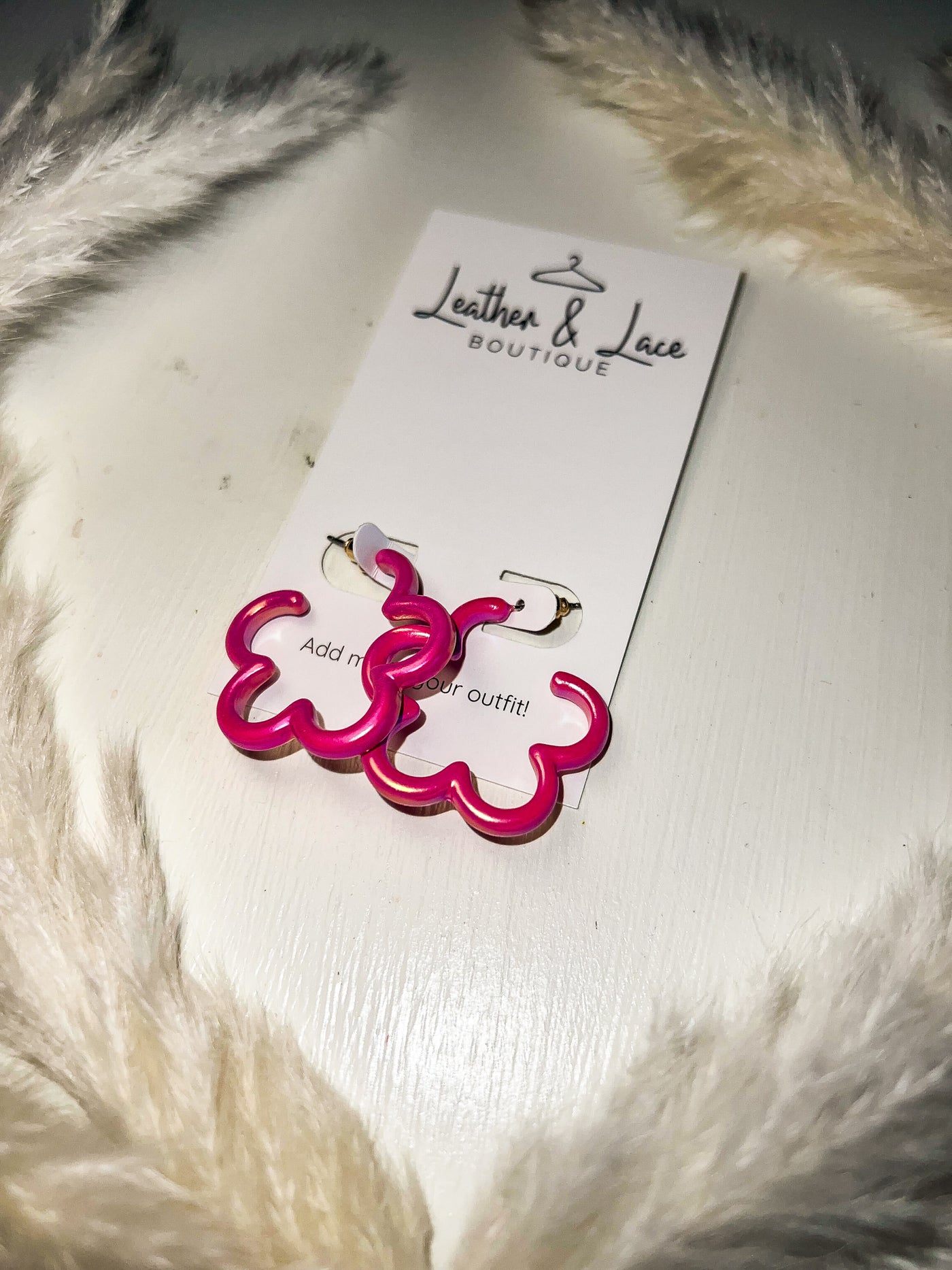 Rainbow Daisy Mini Hoops-190 - ACCESSORIES - JEWELRY-LEATHER & LACE-[option4]-[option5]-[option6]-Leather & Lace Boutique Shop