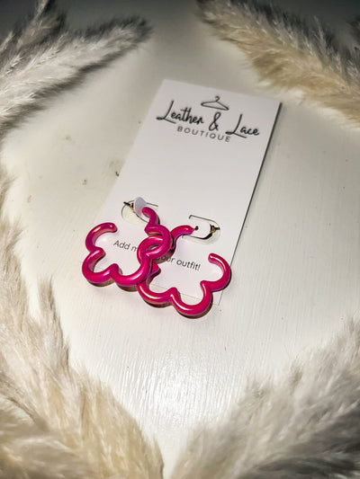 Rainbow Daisy Mini Hoops-190 - ACCESSORIES - JEWELRY-LEATHER & LACE-[option4]-[option5]-[option6]-Leather & Lace Boutique Shop