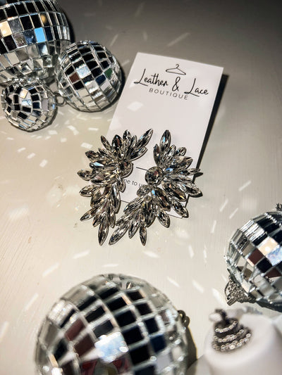 Angels Like Me Crystal Studs-190 - ACCESSORIES - JEWELRY-LEATHER & LACE-[option4]-[option5]-[option6]-Leather & Lace Boutique Shop